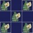 Mexican Talavera Tiles Lilies 1
